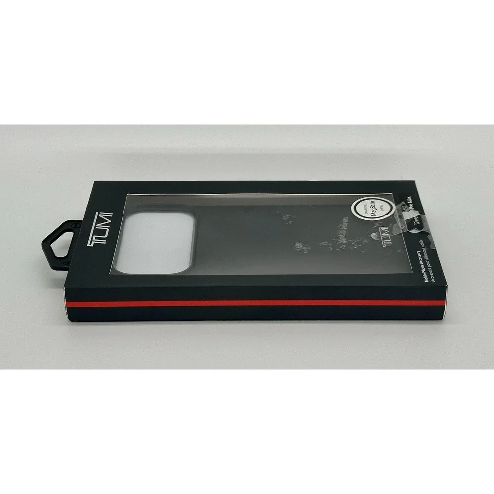 TUMI iPhone 17 Pro Max MagSafe Genuine Leather Protective Case Black New